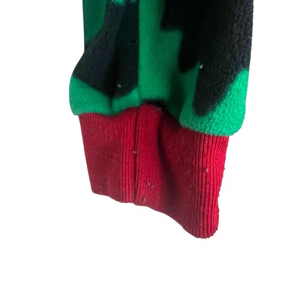 Bundle of 2 Carter’s Fleece Footed Pajamas Christmas Elf + Dino 3T - Picture 12 of 16